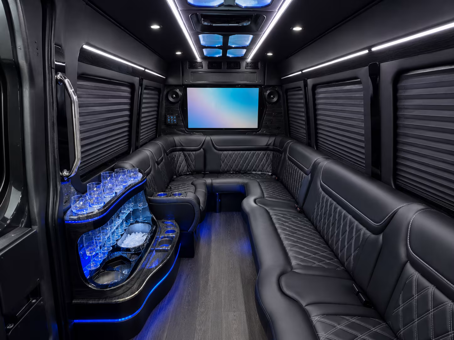 prom graduation school event buses in tulare