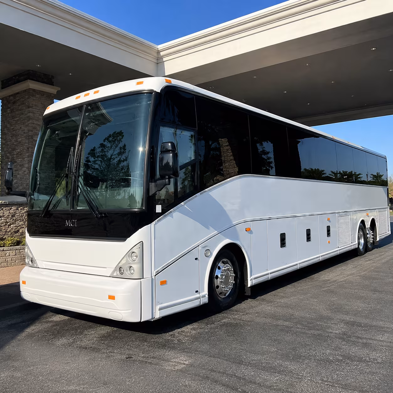 tulare bus rental service area