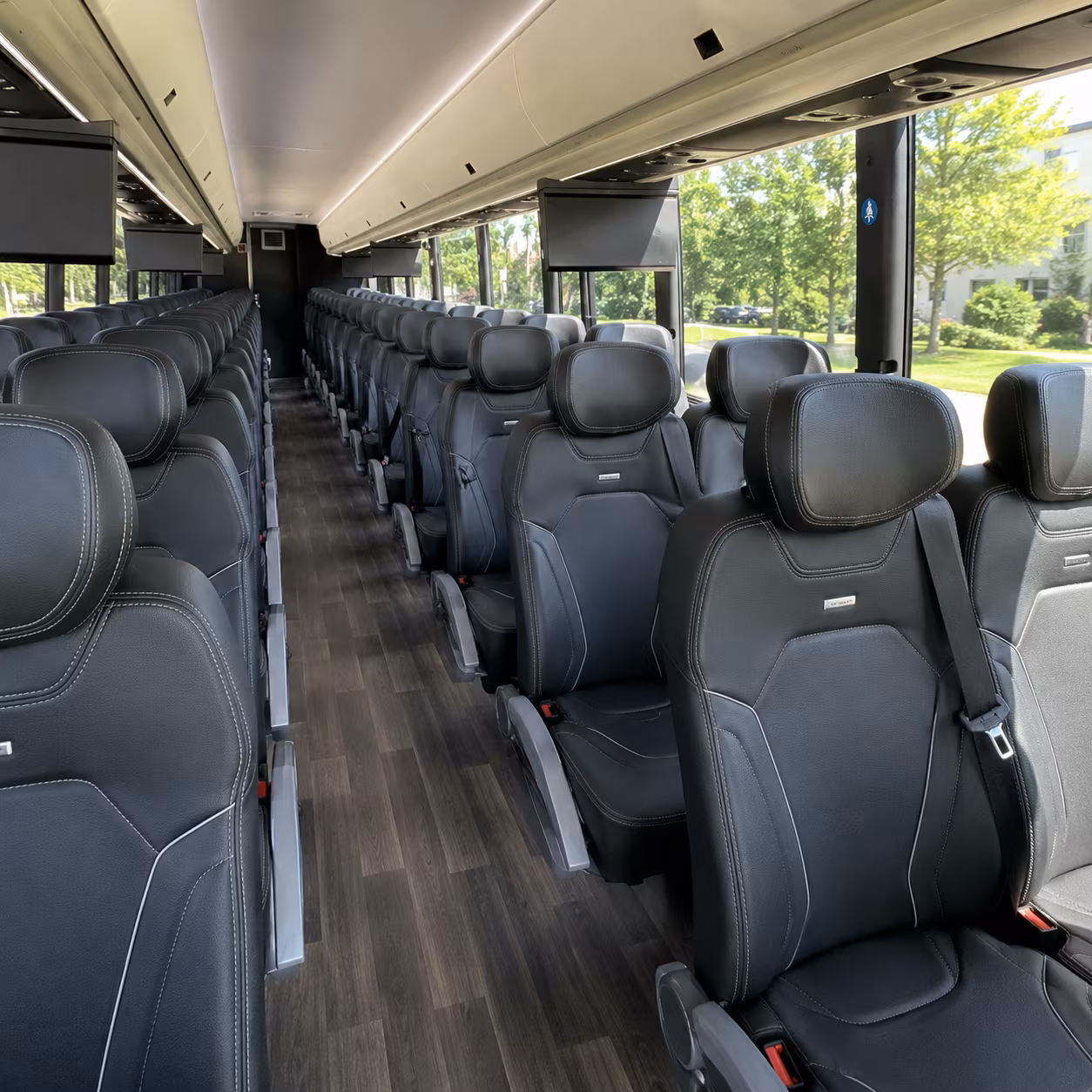 tulare corporate event transportation onboard seating